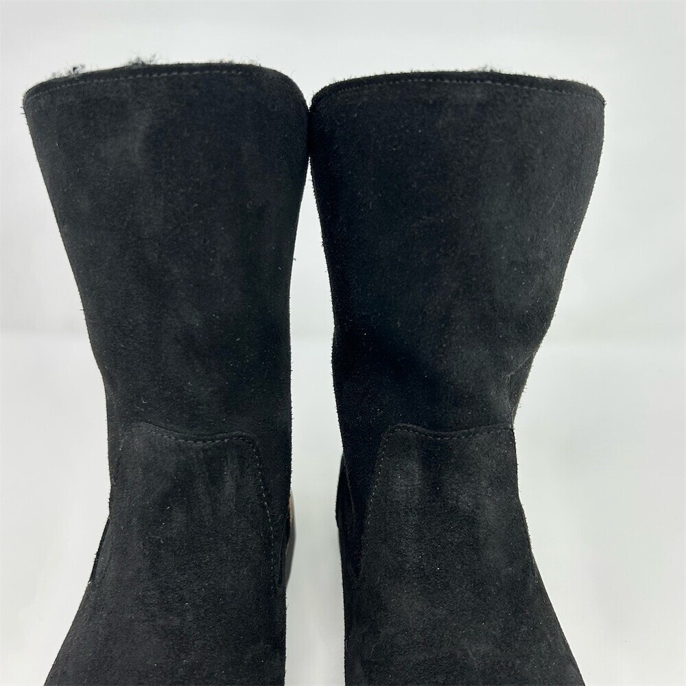 Birkenstock Uppsala Shearling Womens Mid-Calf Winter Boots Black Buckle EU 40 - Picture 6 of 11